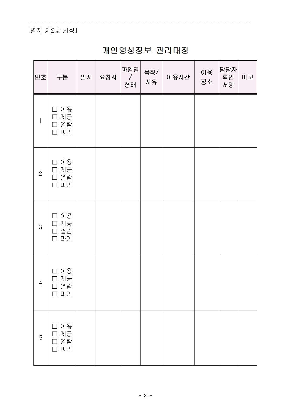 2025학년도 온신초등학교 영상정보처리기기 설치·운영계획008