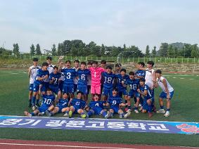 2024 축구부 전반기 주말리그 우승