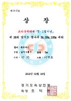 2019년 경기도 꿈나무 3km,5km,10km 대회 (3km 남초 종합우승) 상장 2019.02.24.
